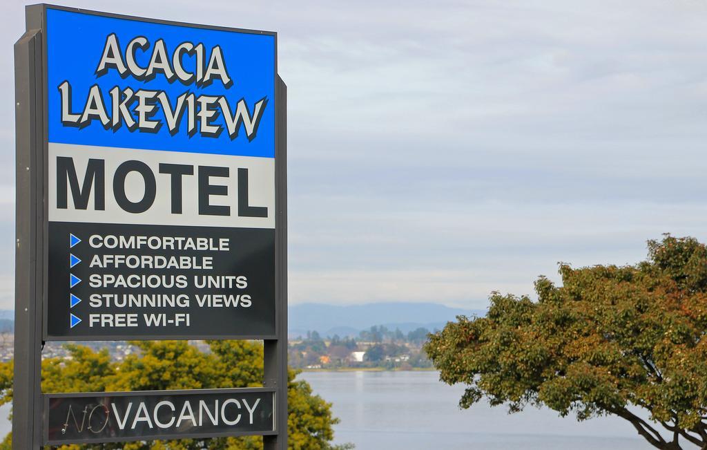 Acacia Lake View Motel Taupo Dış mekan fotoğraf